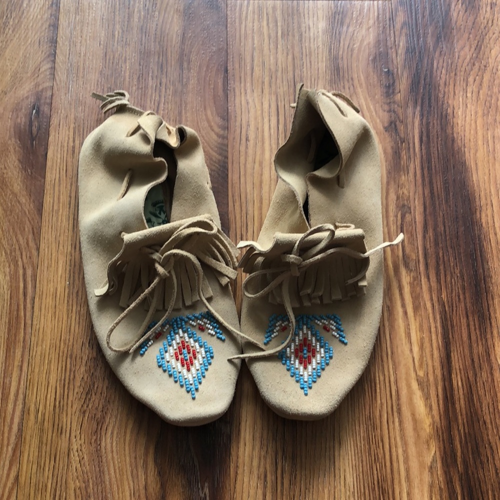 Native American moccasins shoes